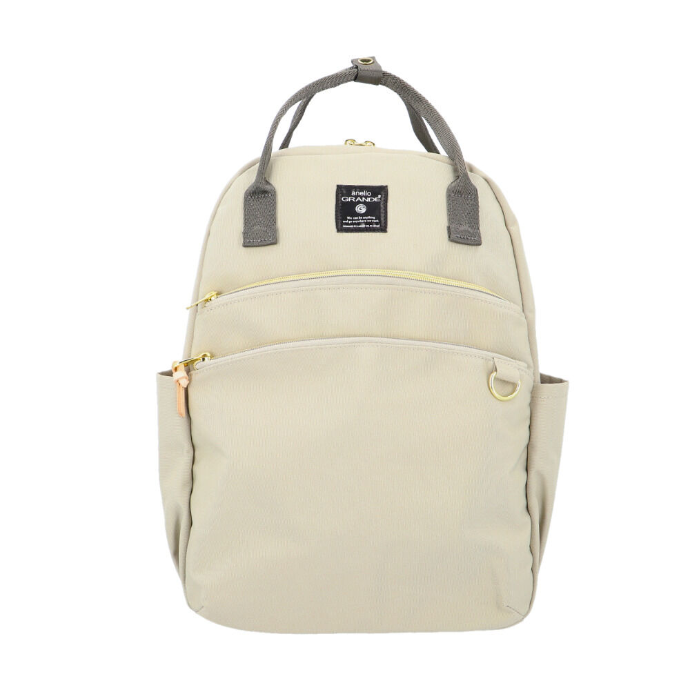 BACKYARD FAMILY「アネロ リュック レディース 通販 リュックサック バックパック 10ポケット 多機能リュック」|リュック|ベージュ1
