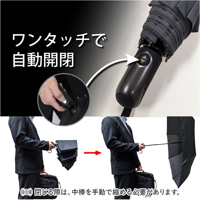 BACKYARD FAMILY「折りたたみ傘 自動開閉 メンズ 64cm 通販 折り畳み傘 自動開閉折りたたみ傘 自動開閉傘」|傘|