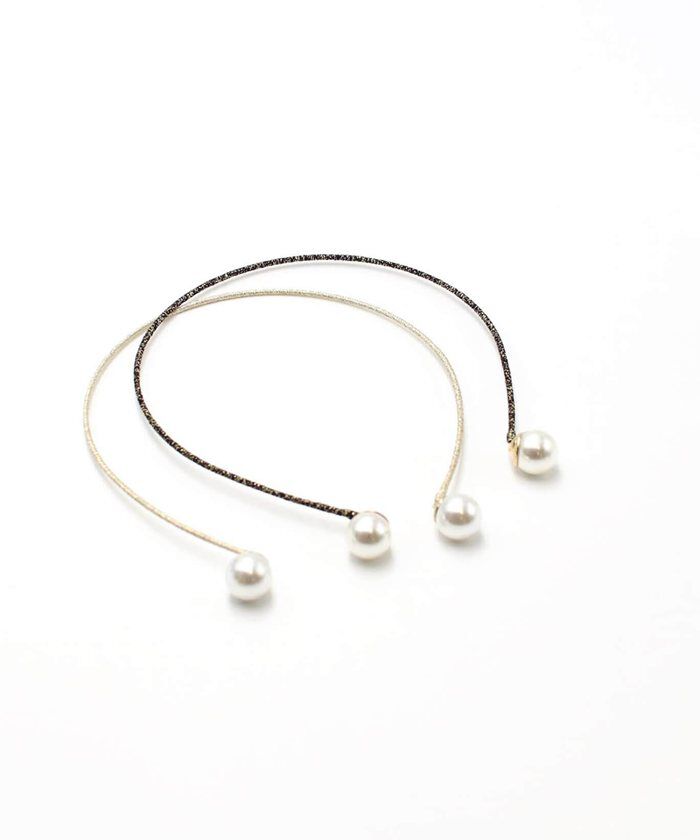 BACKYARD FAMILY「細い カチューシャ キッズ パール 通販 ヘッドドレス 女の子 子供 子ども こども セレモニー」|その他|