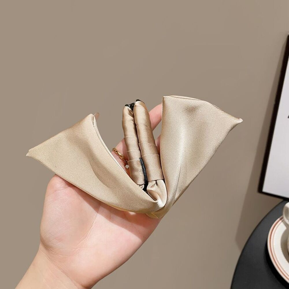 BACKYARD FAMILY「ヘアクリップ リボン 通販 リボンクリップ クロスリボン バナナクリップ 髪飾り 髪留め」|その他|ゴールド1