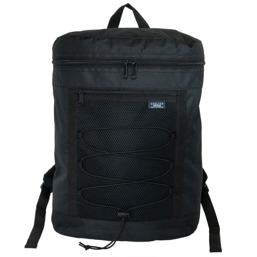 BACKYARD FAMILY「リュック メンズ カジュアル 通販 リュックサック おしゃれ デイパック ドラム型リュック」|リュック|ブラック1