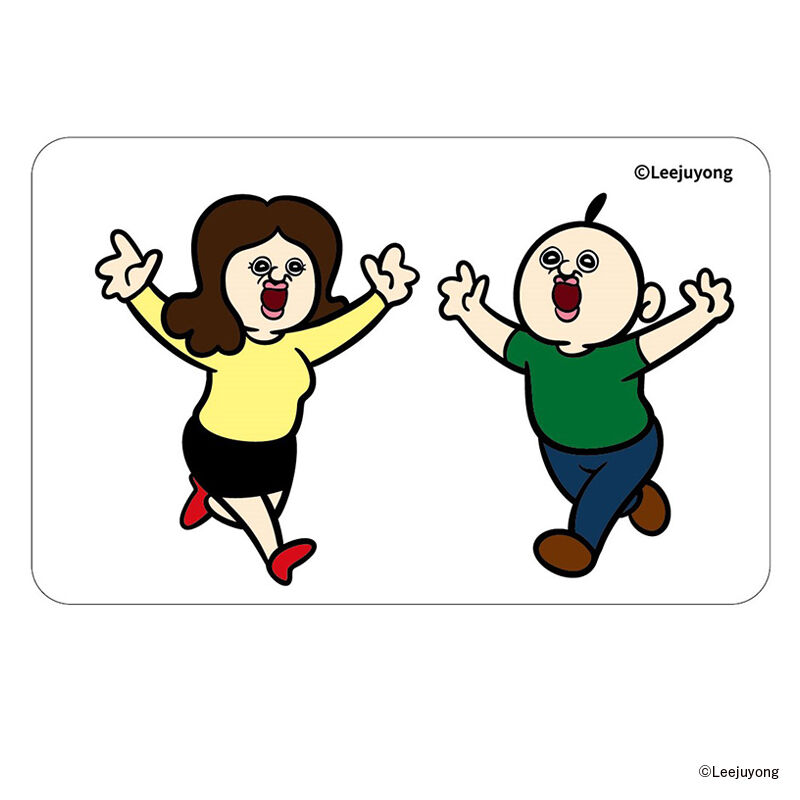 BACKYARD FAMILY「パンパンくんの日常 グッズ 通販 ぱんぱんくん 韓国 クリアカード まじかる百貨店クリアカード」|フィギュア・ホビー|