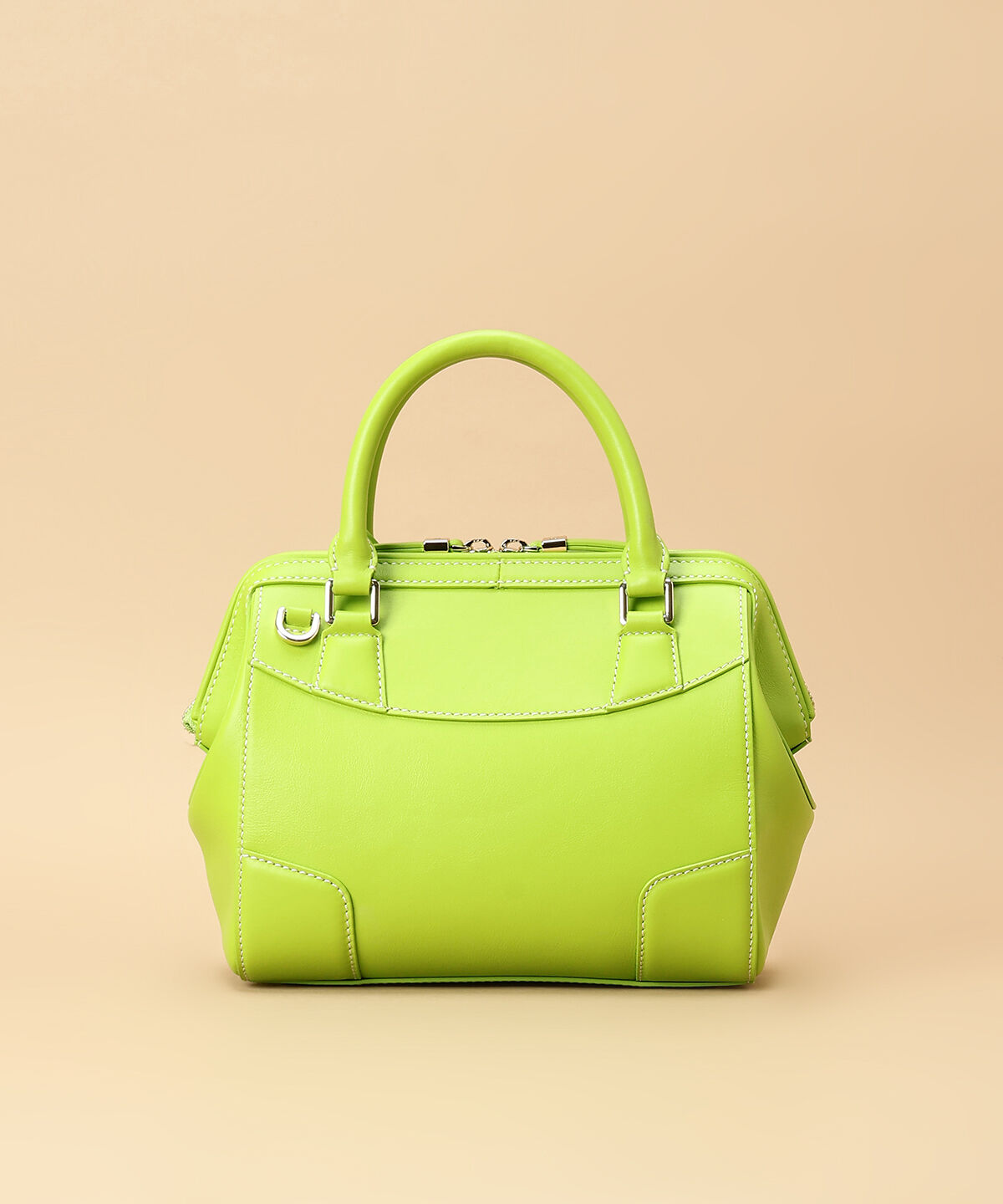 Samantha Thavasa「イタリアンカーフレザー ボストンバッグ 大サイズ」|ハンドバッグ|