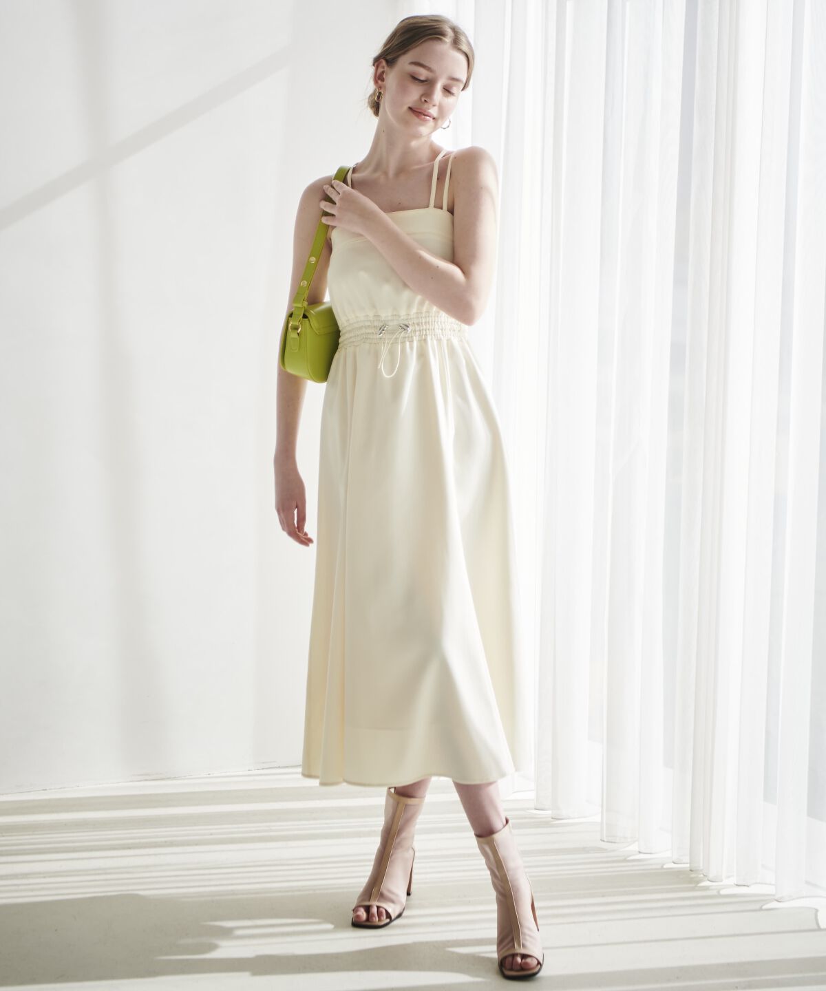 アンドクチュール「ZIPブルゾン＋ドロストキャミワンピース」|ワンピース|