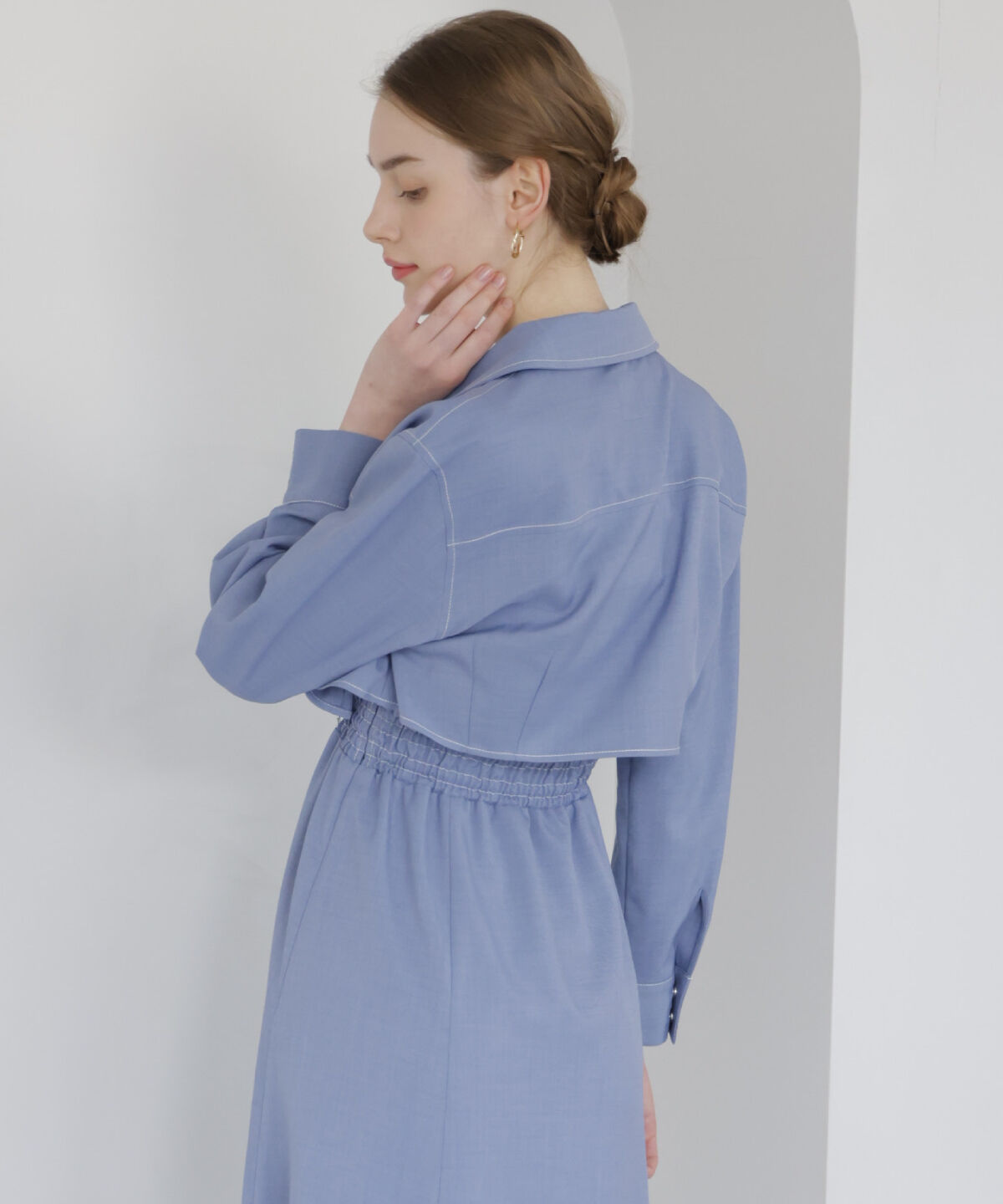 アンドクチュール「ZIPブルゾン＋ドロストキャミワンピース」|ワンピース|