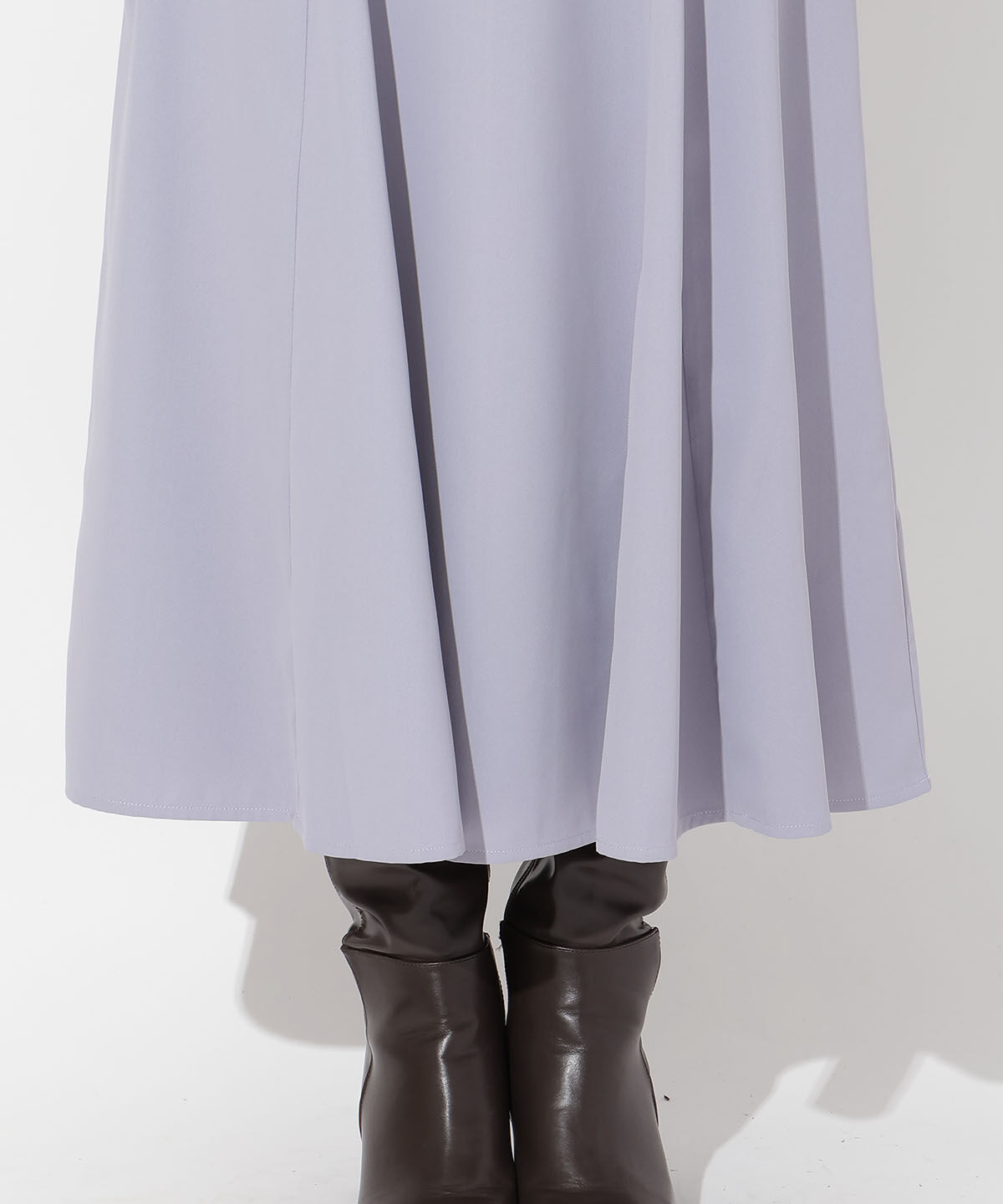 アンドクチュール「サイドレースアップフレアスカート」|フレア|