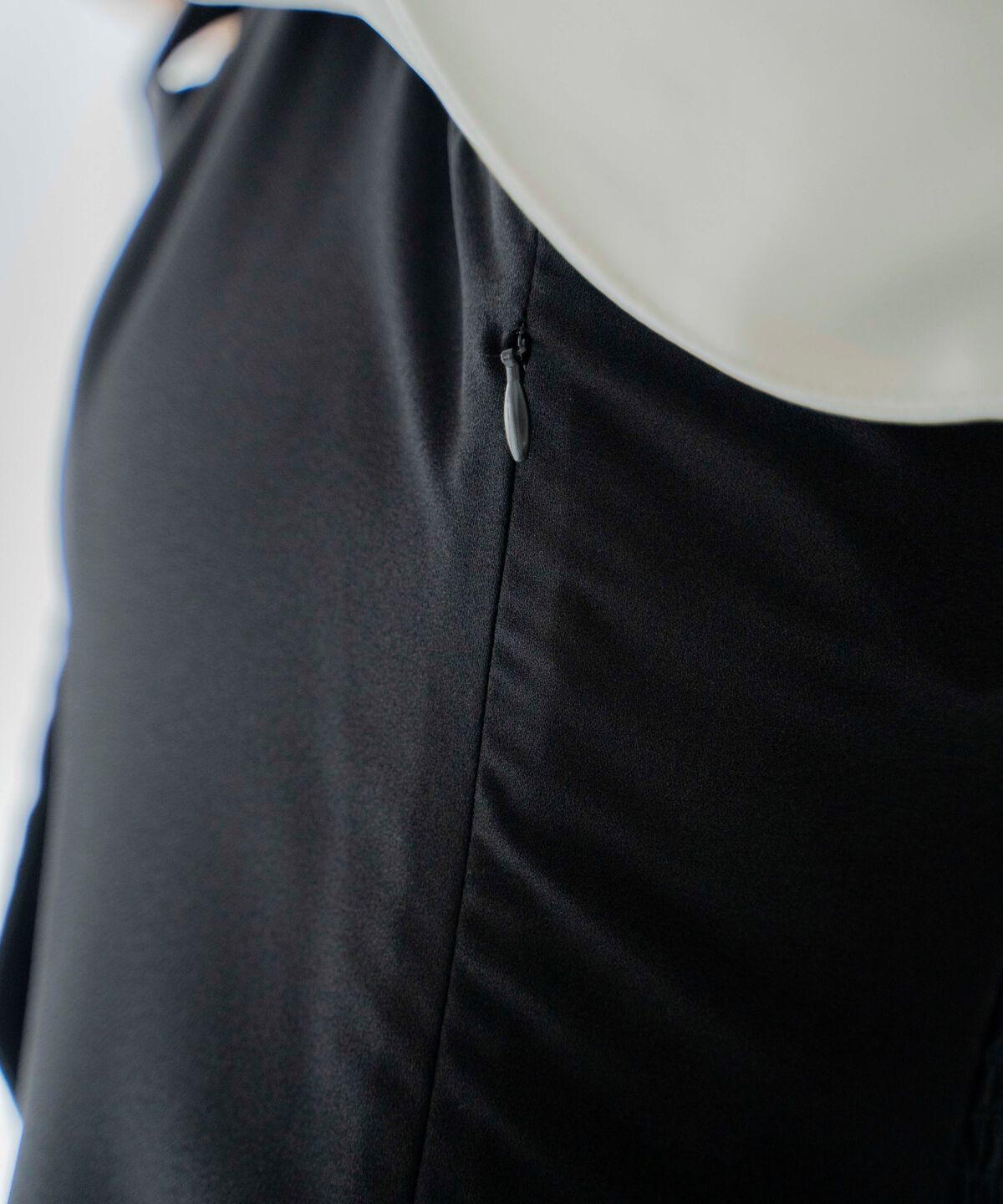 アンドクチュール「ラッフルノースリーブリボン襟ワンピース」|ワンピース|