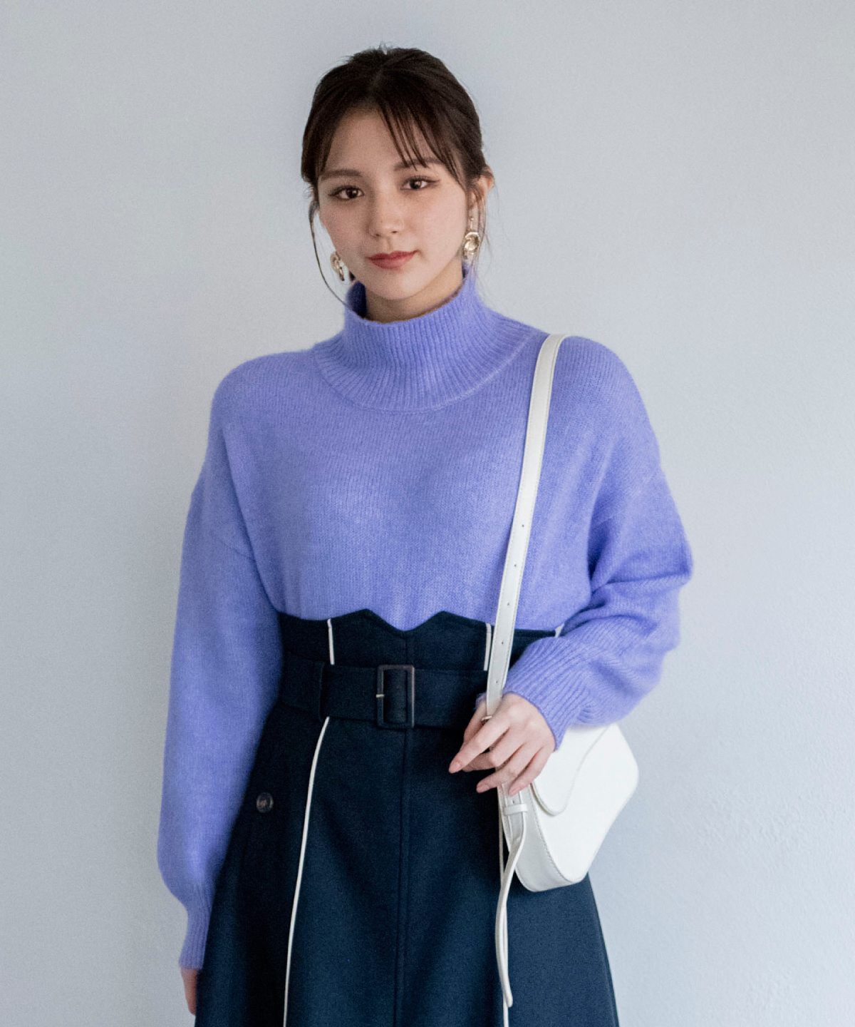 REDYAZEL「タートルショート丈ニット」|ニット・セーター|