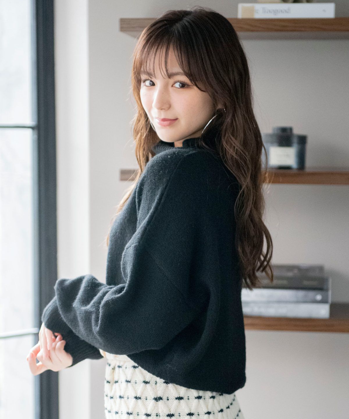 REDYAZEL「タートルショート丈ニット」|ニット・セーター|