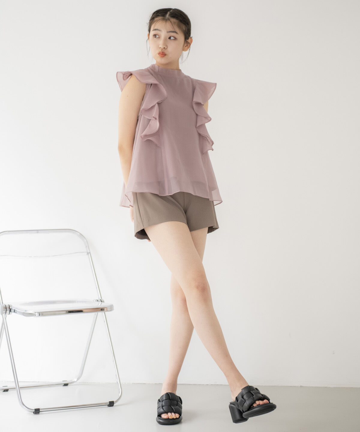 REDYAZEL「デザインショートパンツ」|キュロット|