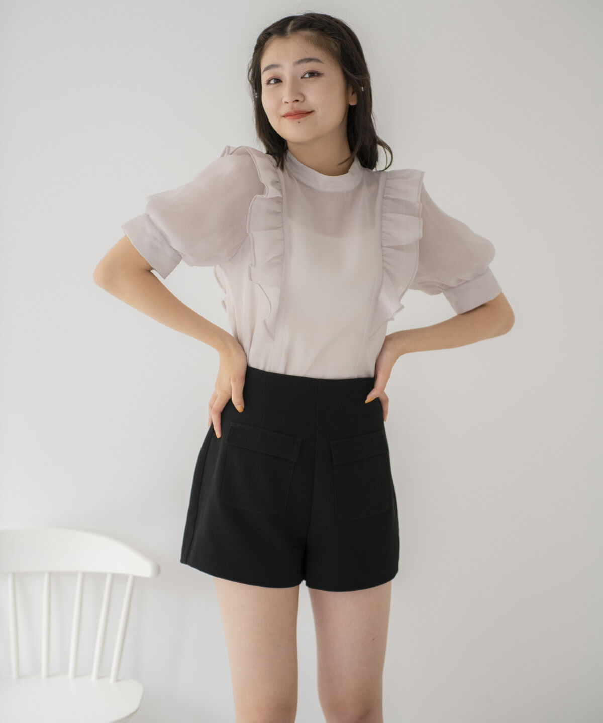 REDYAZEL「デザインショートパンツ」|キュロット|