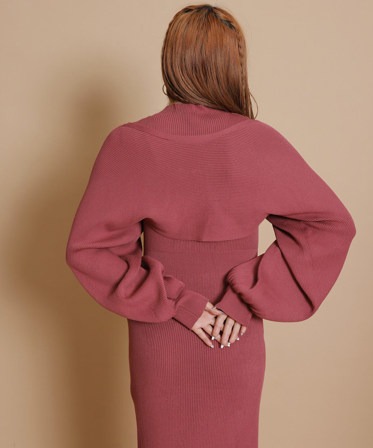 REDYAZEL「ニットワンピース&times;ボレロセット」|ワンピース|