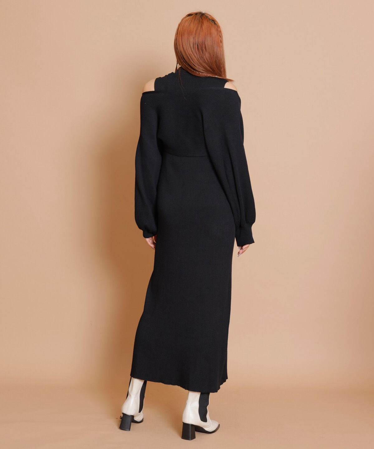 REDYAZEL「ニットワンピース&times;ボレロセット」|ワンピース|