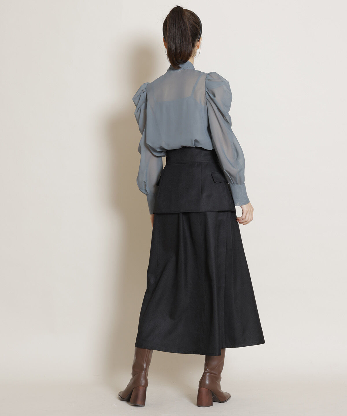 REDYAZEL「オリジナル総柄プリントブラウス」|シャツ・ブラウス|