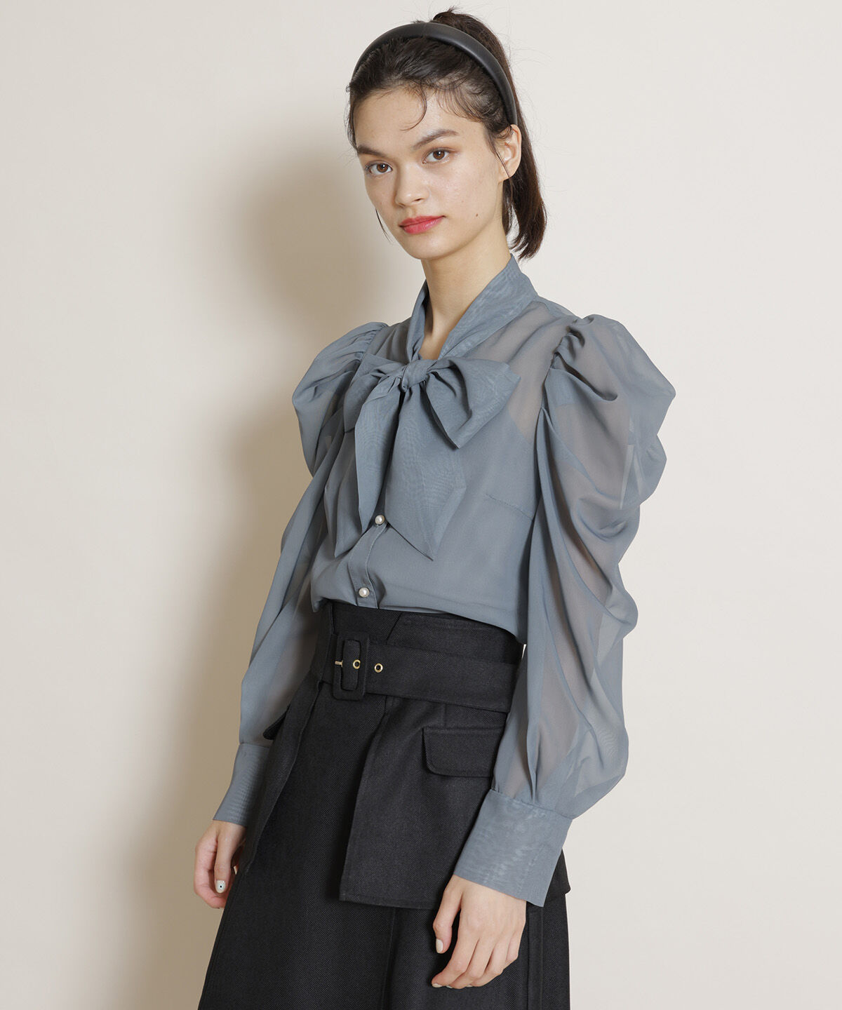 REDYAZEL「オリジナル総柄プリントブラウス」|シャツ・ブラウス|