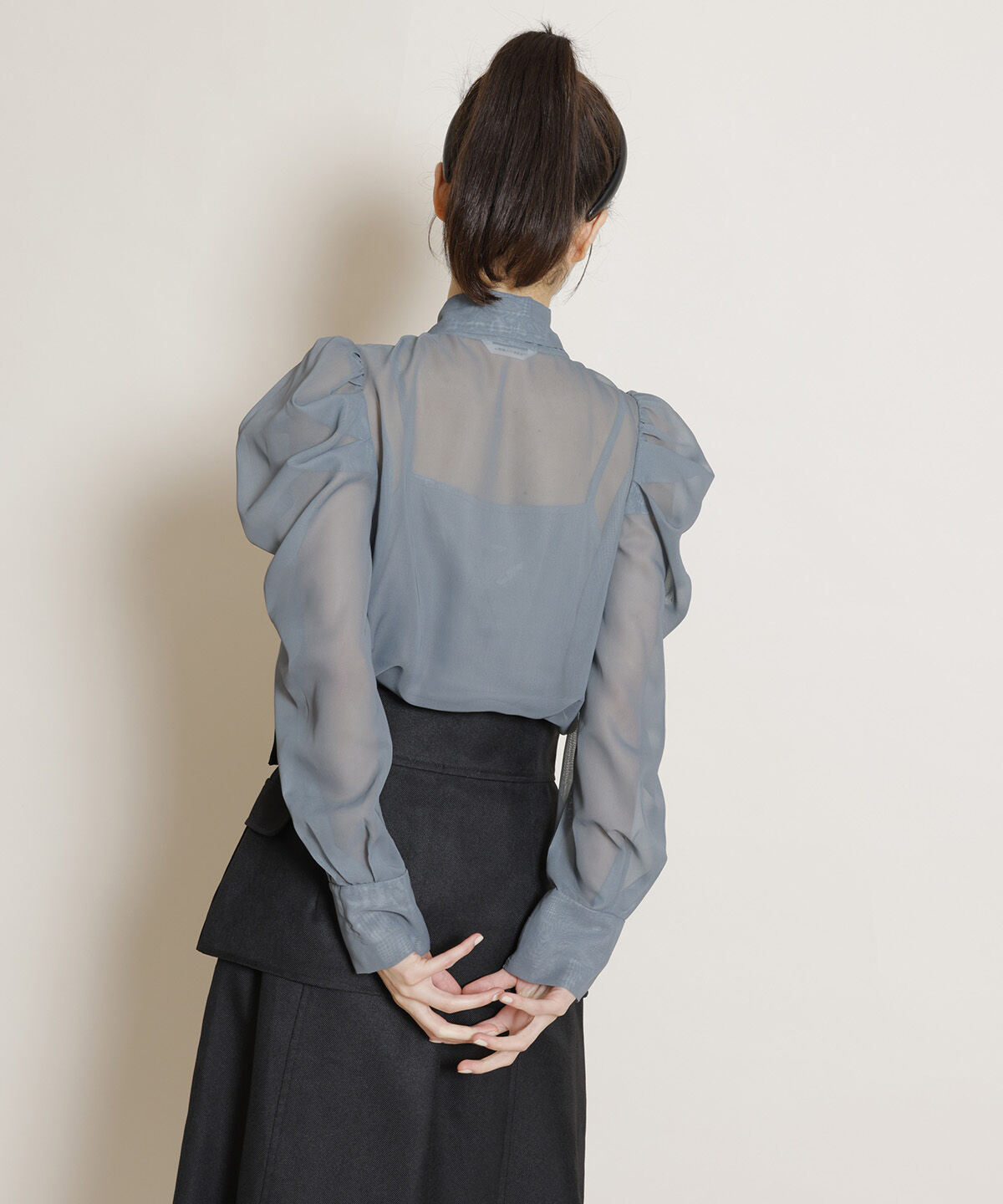 REDYAZEL「オリジナル総柄プリントブラウス」|シャツ・ブラウス|