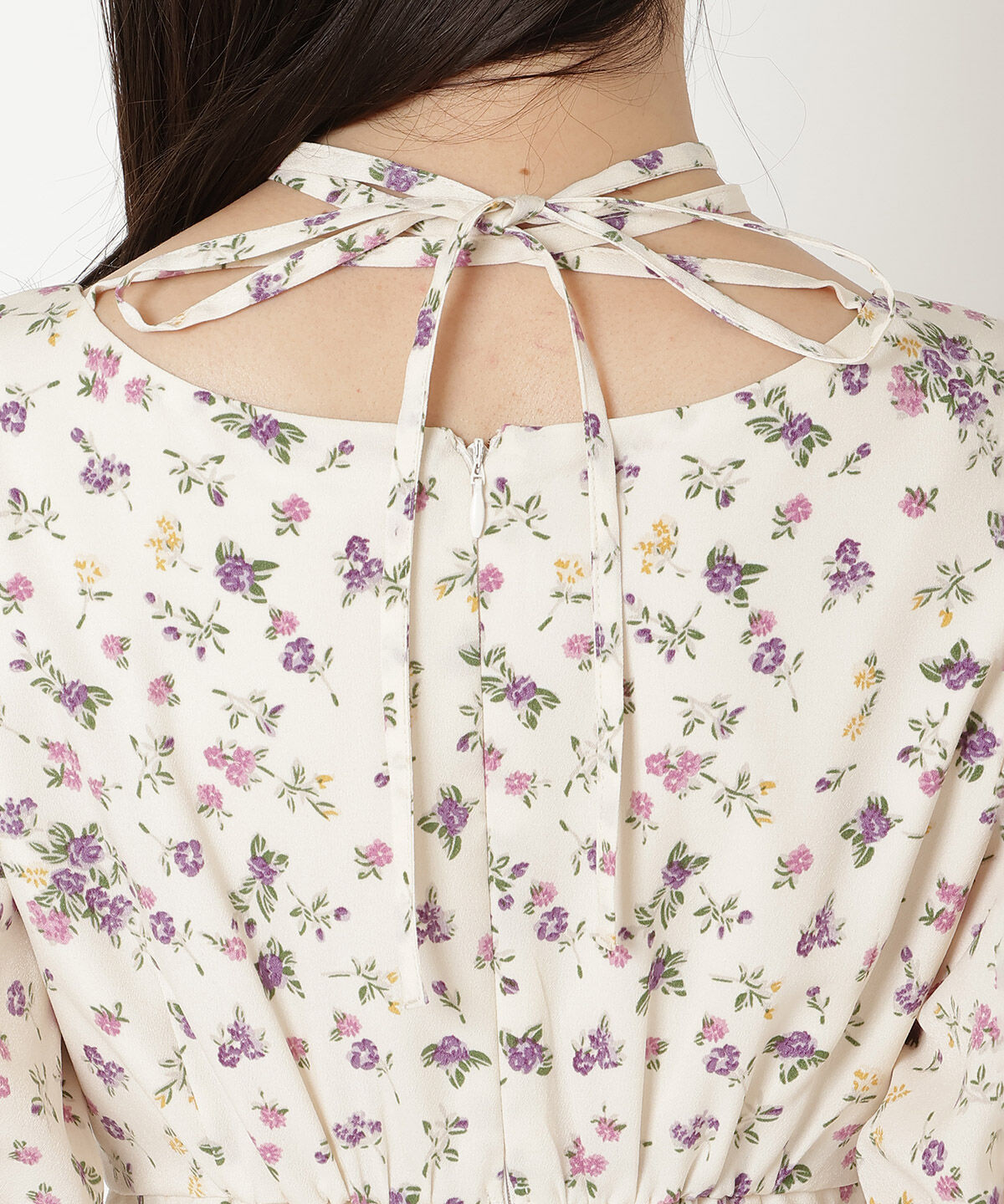 REDYAZEL「チョーカー付きフラワーワンピース」|ワンピース|