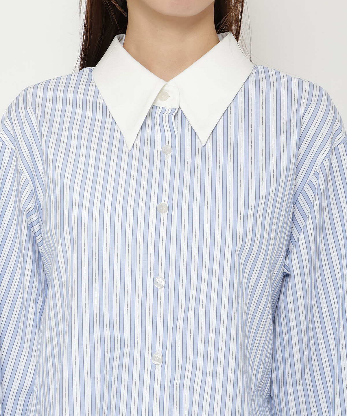 REDYAZEL「クレリックストライプシャツ」|シャツ・ブラウス|