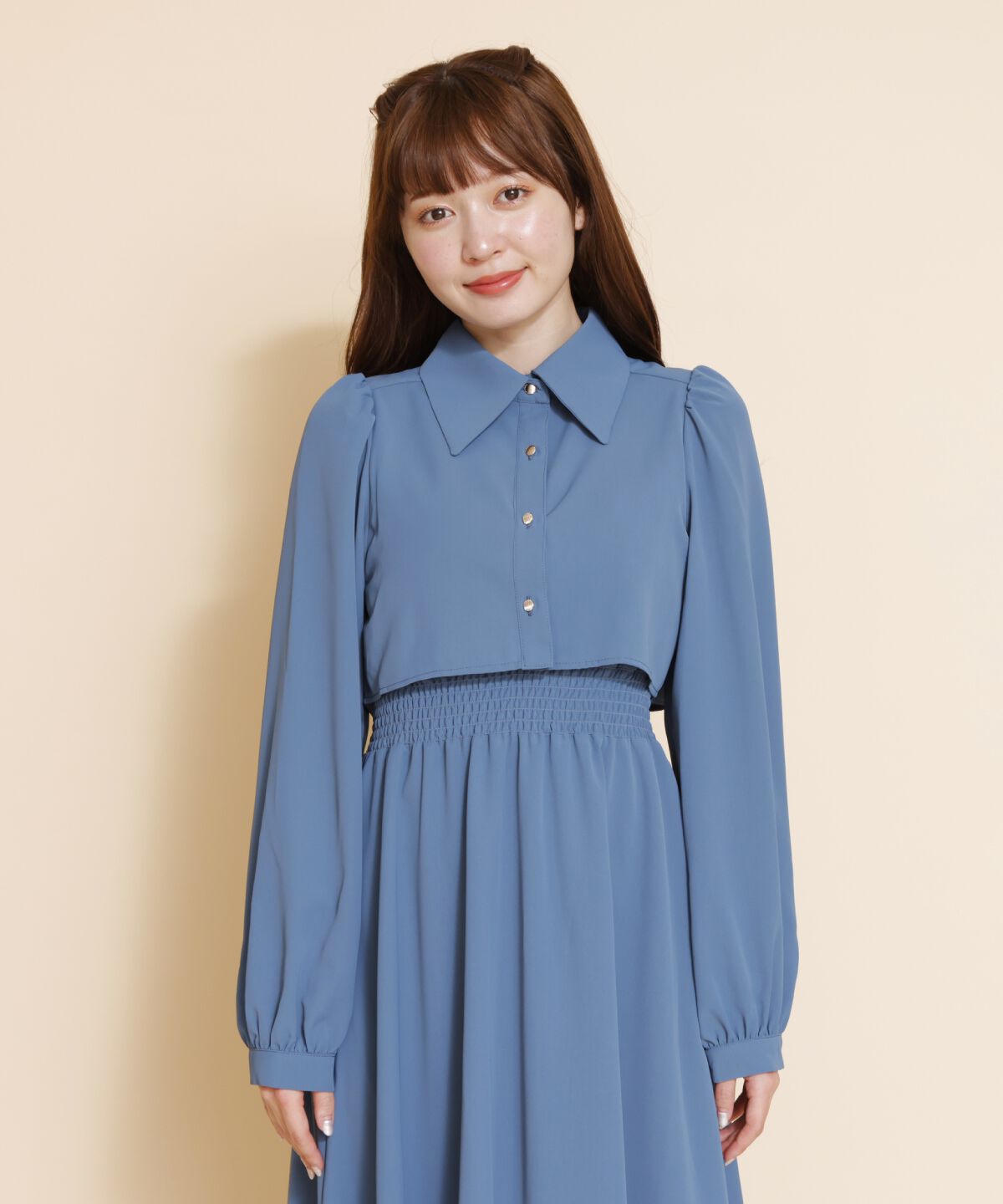 REDYAZEL「ティアードシャツワンピース」|ワンピース|