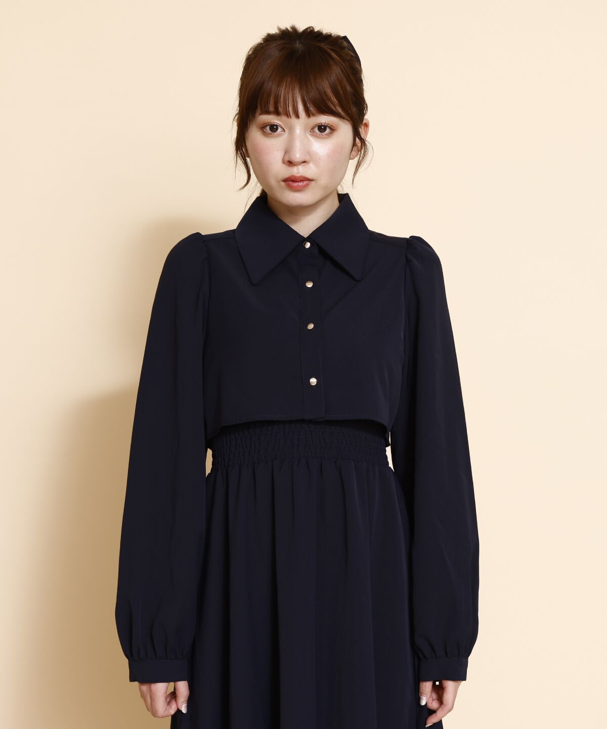 REDYAZEL「ティアードシャツワンピース」|ワンピース|