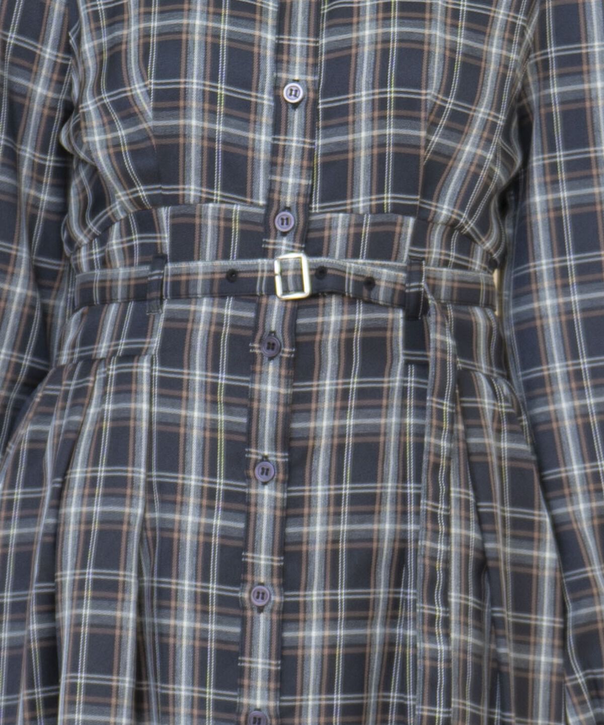 REDYAZEL「チェックシャツワンピース」|ワンピース|