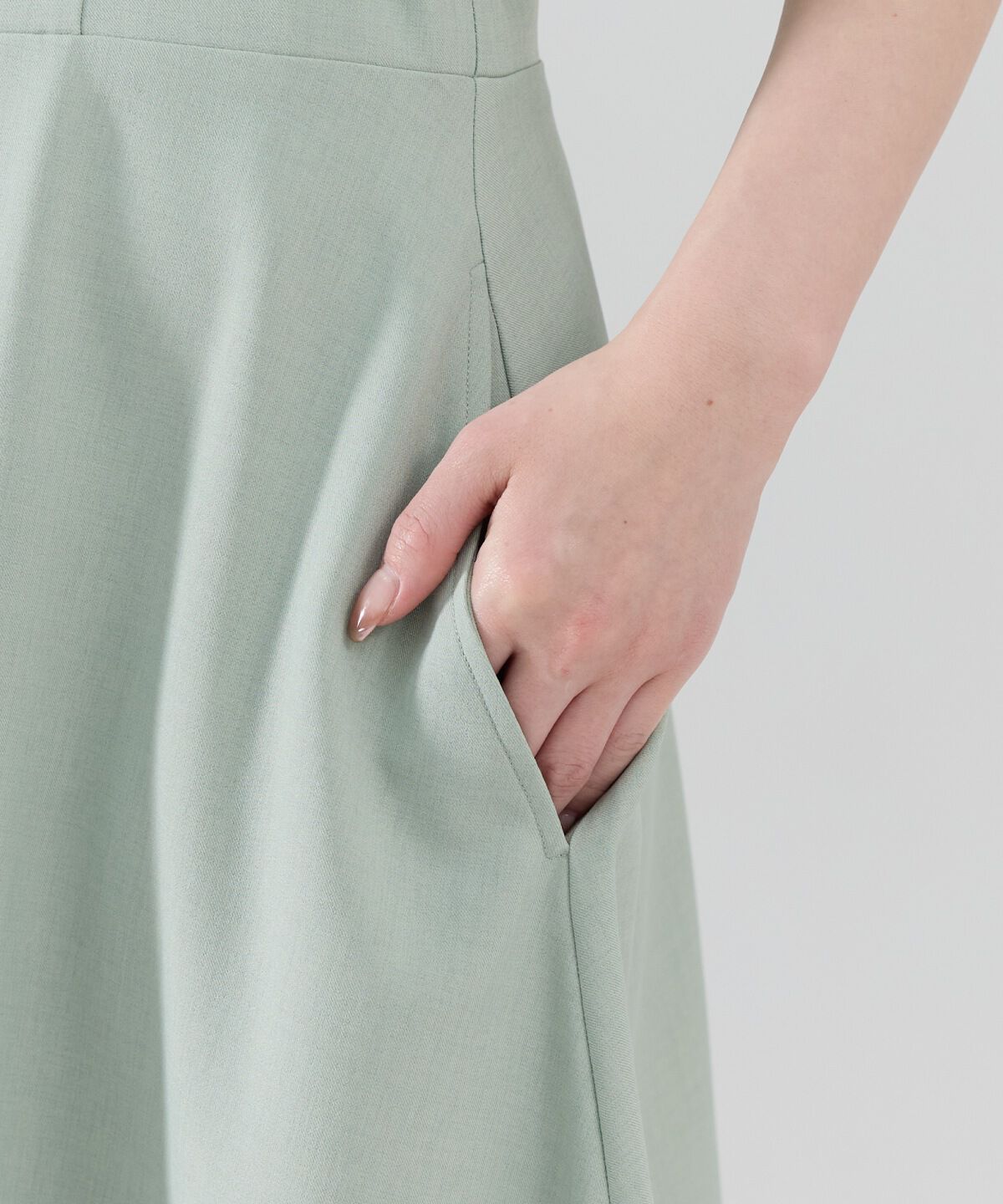 REDYAZEL「ケープデザインフレアワンピース」|ワンピース|