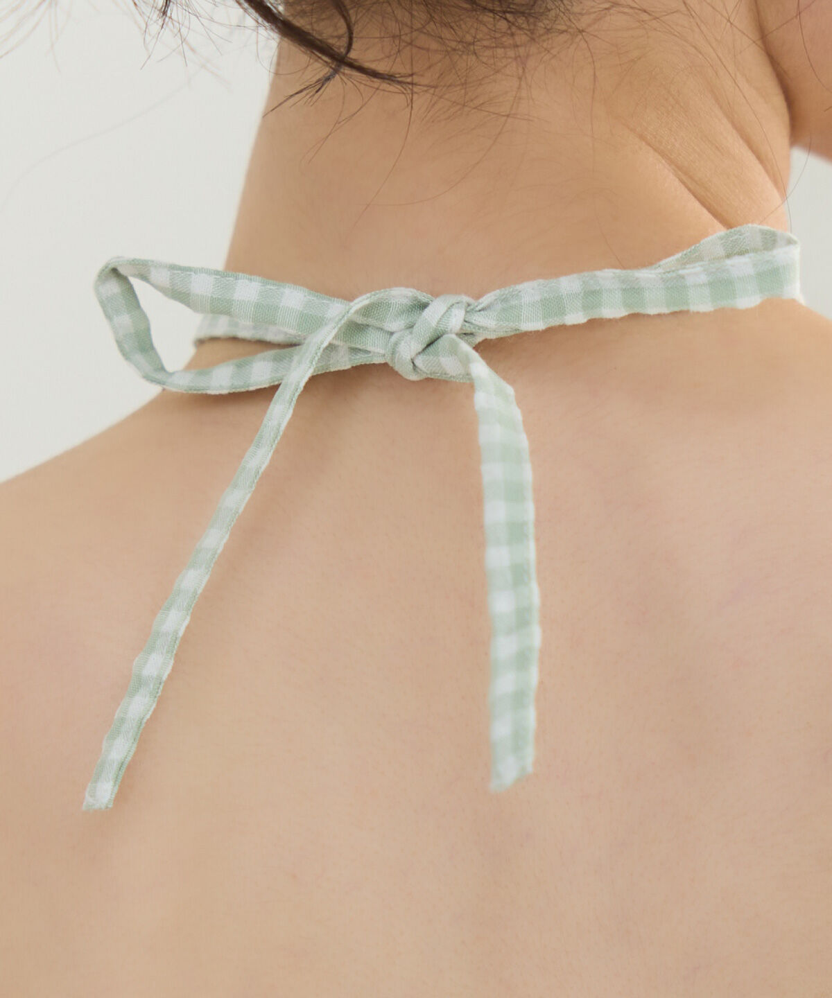 REDYAZEL「クロスリボンギンガムチェックマーメイドワンピース」|ワンピース|