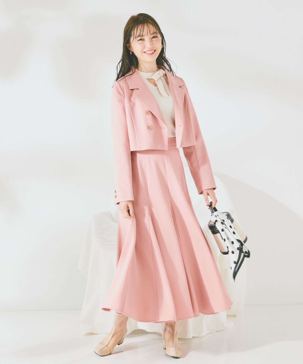 WILLSELECTION「ボリュームフレアマーメイドスカート」|フレア|