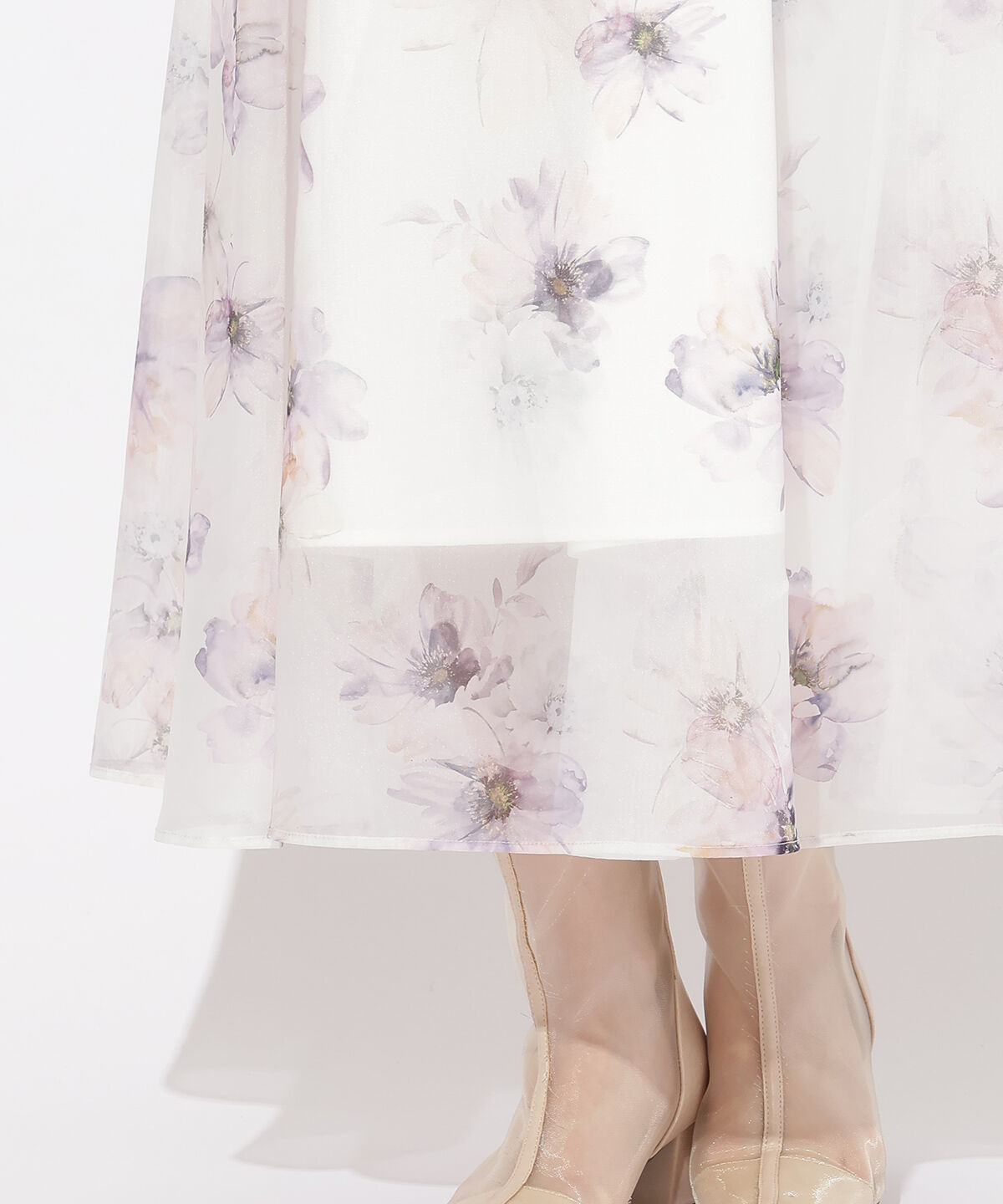 WILLSELECTION「オリジナルマーブルフラワーワンピース」|ワンピース|