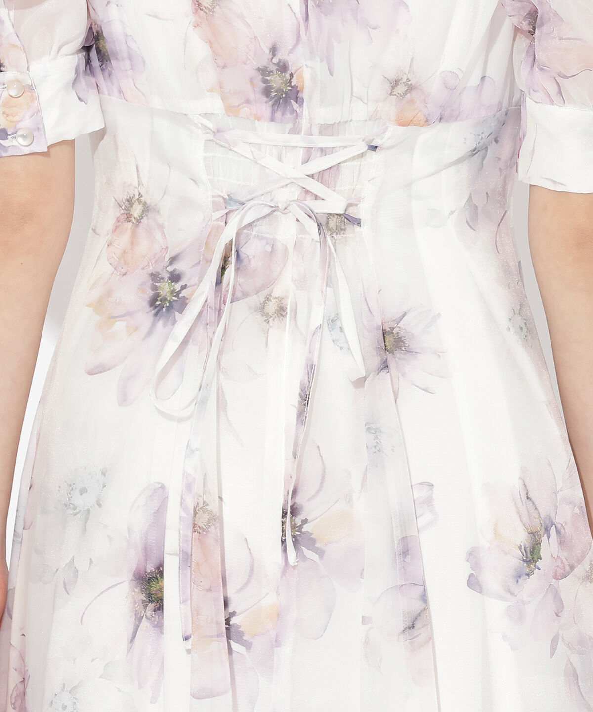 WILLSELECTION「オリジナルマーブルフラワーワンピース」|ワンピース|