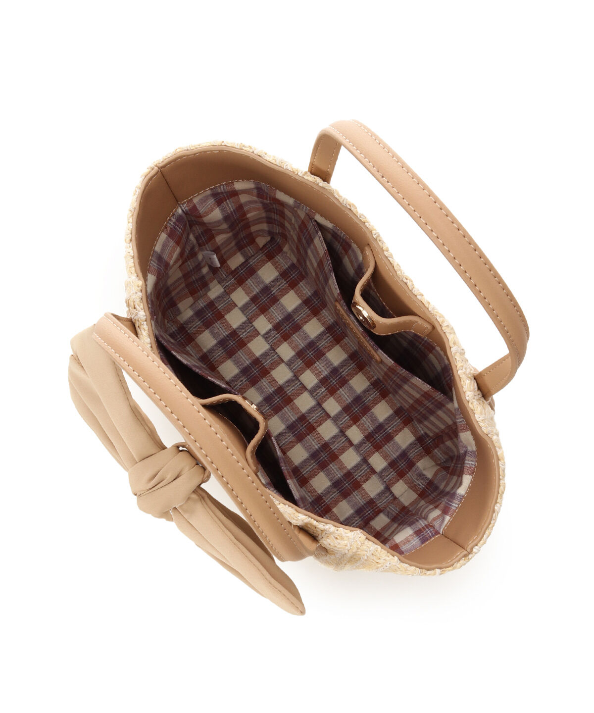 Samantha Thavasa Petit Choice「ビッグリボンかごバッグ」|トートバッグ|