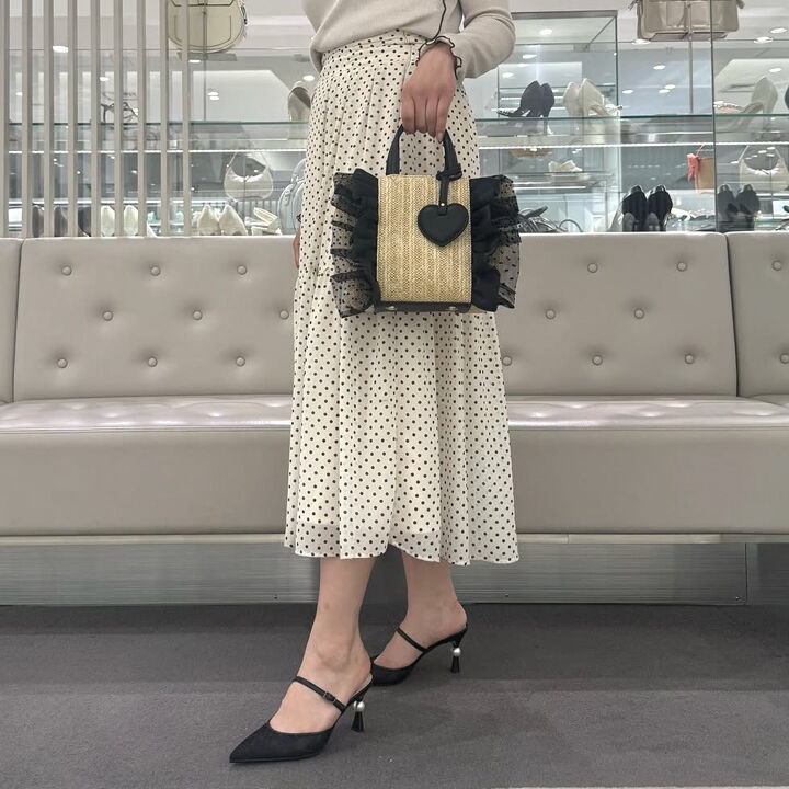 ダイアナ「≪パールコレクション≫ トゥクローズミュール　UL37109」|サンダル|