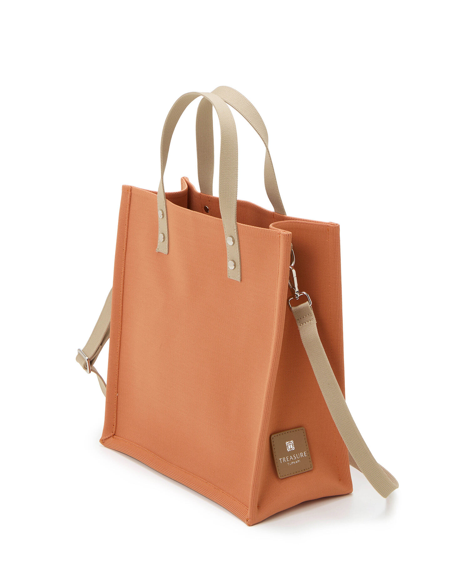 TOPKAPI TREASURE「【TREASURE TOPKAPI】ニット ジャガード ショルダー付き トート バッグ」|トートバッグ|