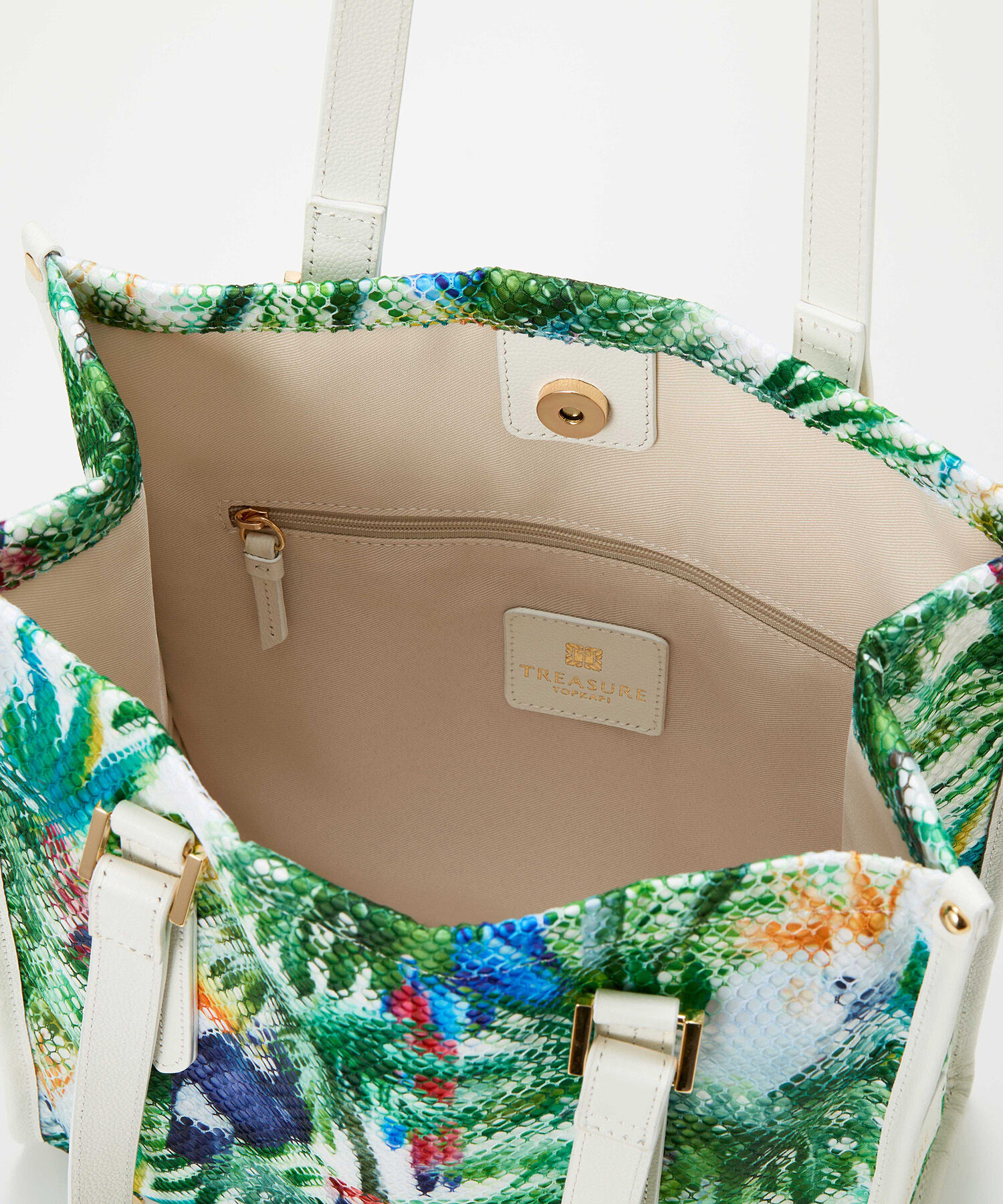 TOPKAPI BREATH「【TREASURE TOPKAPI】メッシュ ダブルプリント A4 トートバッグ」|トートバッグ|