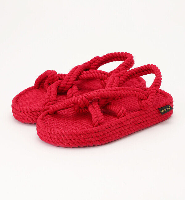 BOHONOMAD「【BOHONOMAD】ボラボラ/レッド/サンダル メンズ レディース/プラットフォーム ボホノマド」|サンダル|レッド
