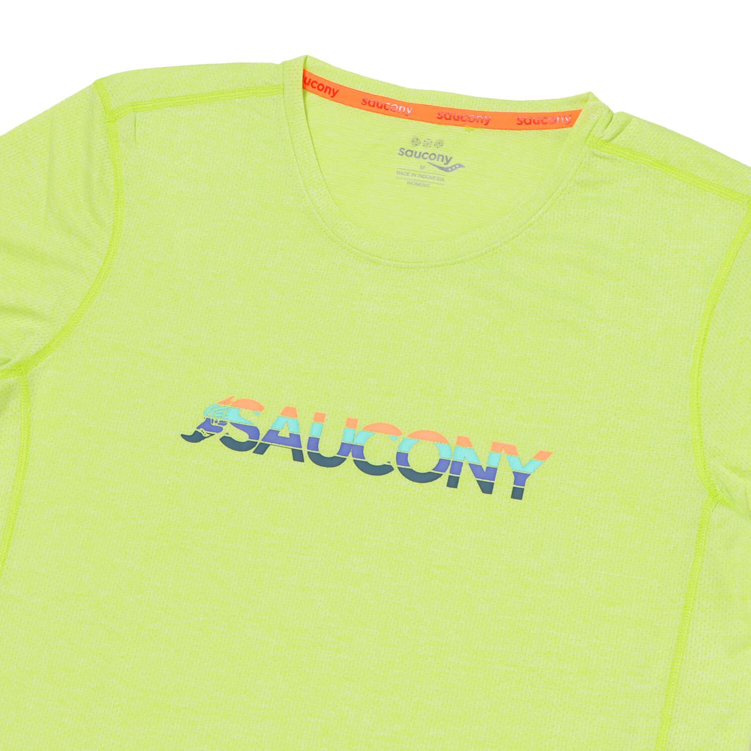 saucony「【SAUCONYｱﾊﾟﾚﾙ】W STOPWATCH GRAPHIC S/S」|Tシャツ・カットソー|