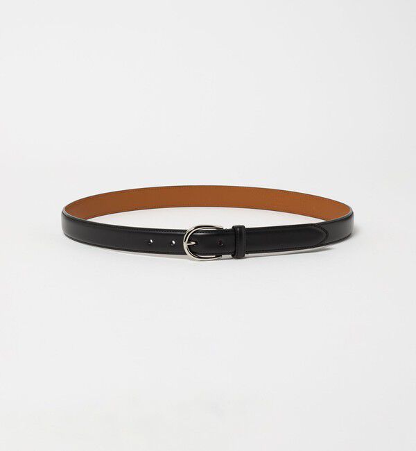 UNITED ARROWS「イルチア レザー ベルト」|ベルト|BLACK