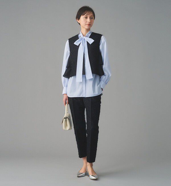 UNITED ARROWS「フラワー カットジャガード コンビ ベスト」|ベスト・ジレ|