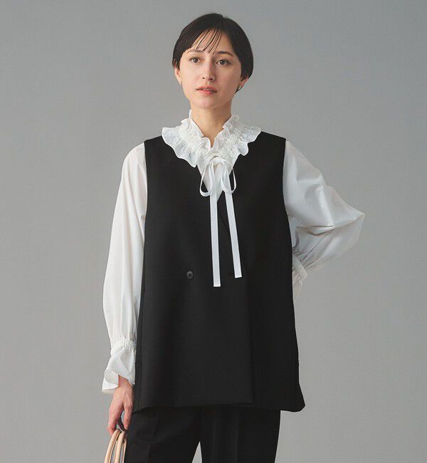 UNITED ARROWS「SPONGY バックフレア ベスト」|ベスト・ジレ|