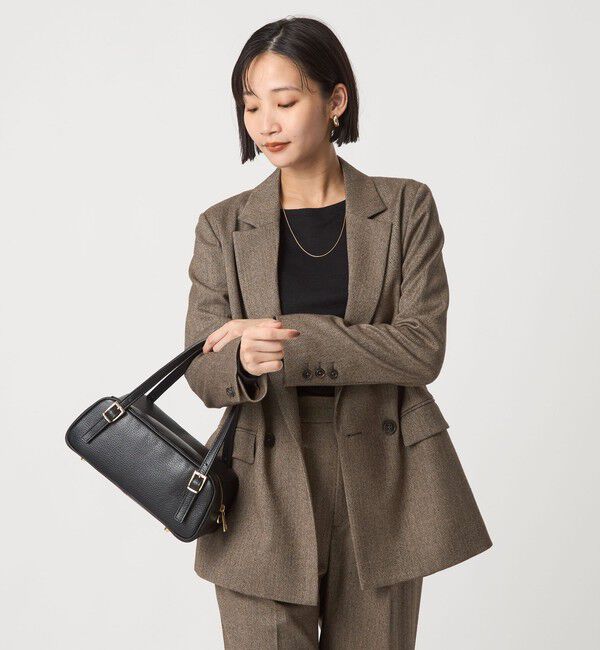 UNITED ARROWS green label relaxing「ホームスパン ダブル ジャケット ストレッチ」|テーラードジャケット|