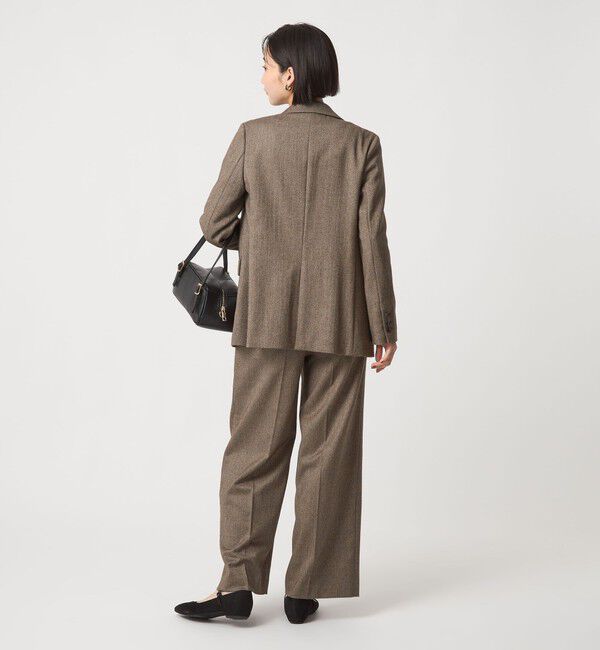 UNITED ARROWS green label relaxing「ホームスパン ダブル ジャケット ストレッチ」|テーラードジャケット|