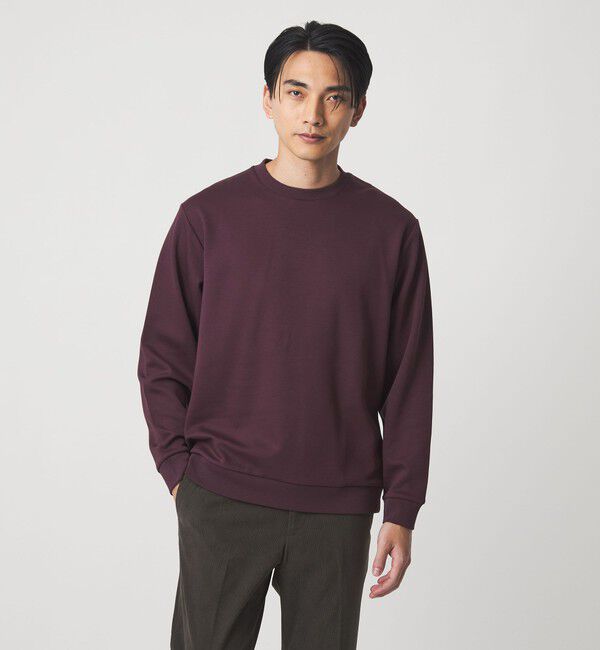 UNITED ARROWS green label relaxing「L/A ダンボール ビズ クルーネック カットソー」|Tシャツ・カットソー|WINE