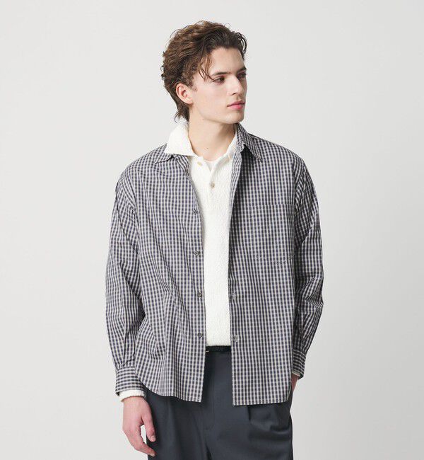 BEAUTY&YOUTH UNITED ARROWS「MUTED ギンガムチェック レギュラーシャツ FORM型」|シャツ・ブラウス|