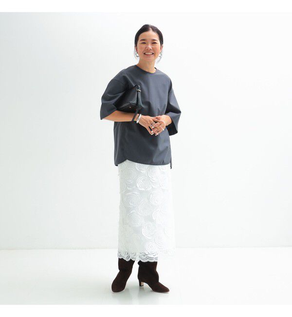 Demi-Luxe BEAMS 「ウール トロピカル フレアスリーブ プルオーバー」|シャツ・ブラウス|