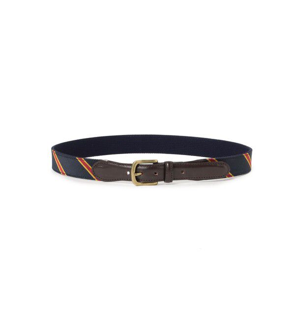 BEAMS PLUS「BEAMS PLUS / Leather Tab Ribbon Belt」|ベルト|