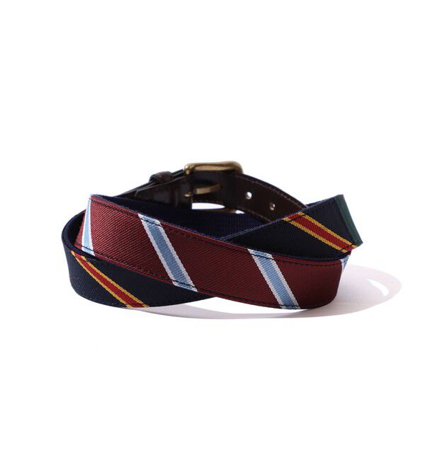 BEAMS PLUS「BEAMS PLUS / Leather Tab Ribbon Belt」|ベルト|