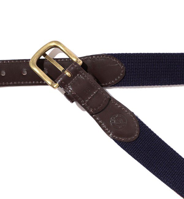 BEAMS PLUS「BEAMS PLUS / Leather Tab Ribbon Belt」|ベルト|