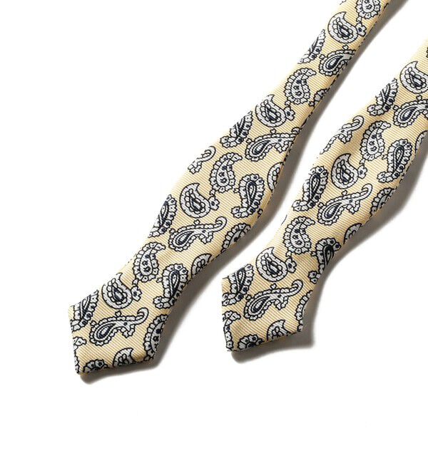 BEAMS PLUS「BEAMS PLUS / シルク ミニペイズリー プリント ボウタイ」|ネクタイ・蝶ネクタイ|