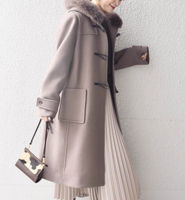 SHIPS for women「ファーダッフルコート◇」|ダッフルコート|