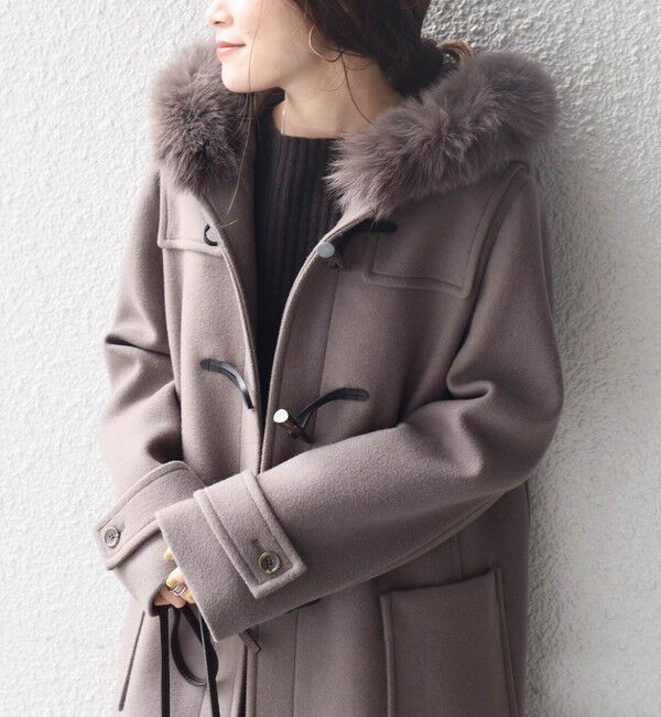 SHIPS for women「ファーダッフルコート◇」|ダッフルコート|